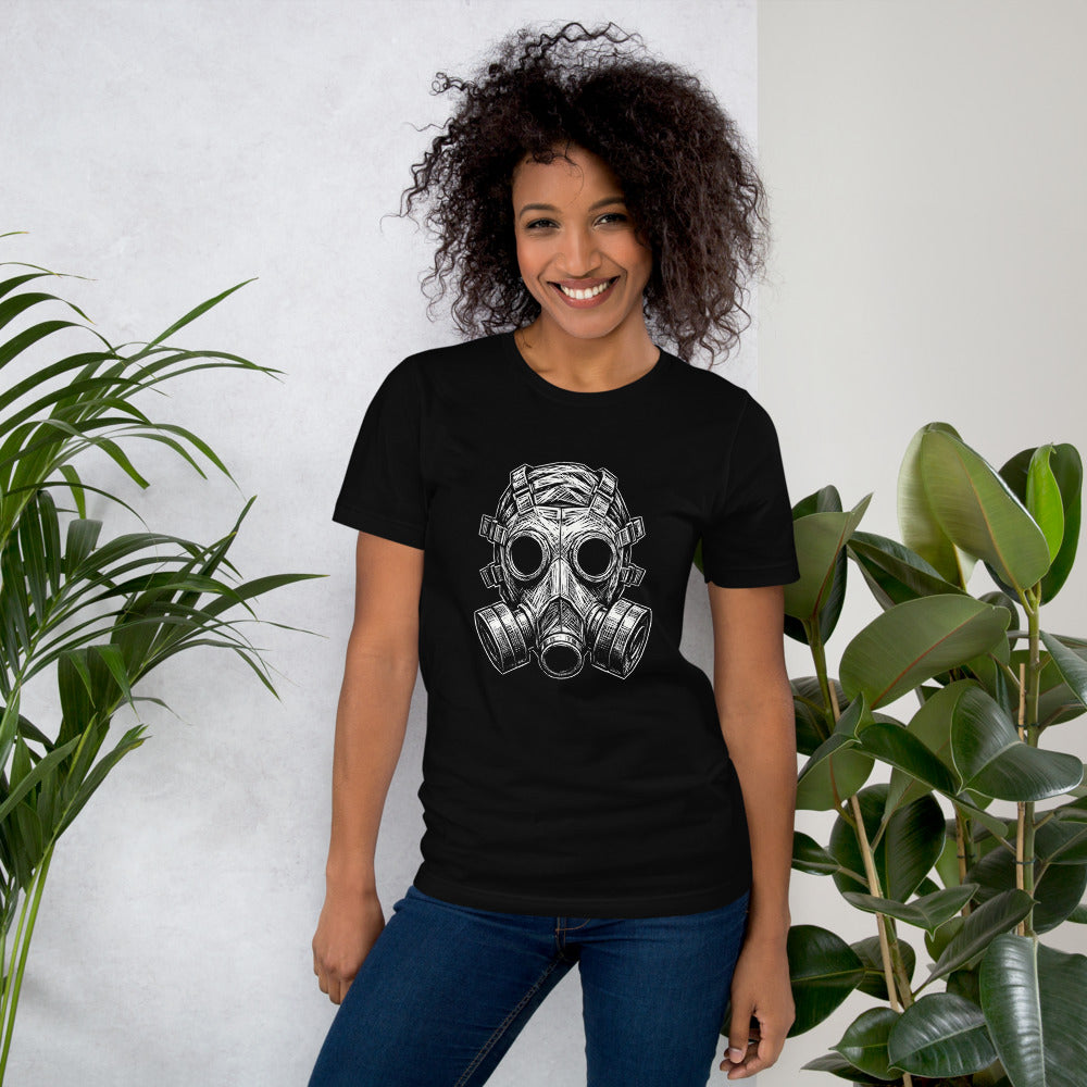 Gas Mask Bella Canvas Unisex Tee