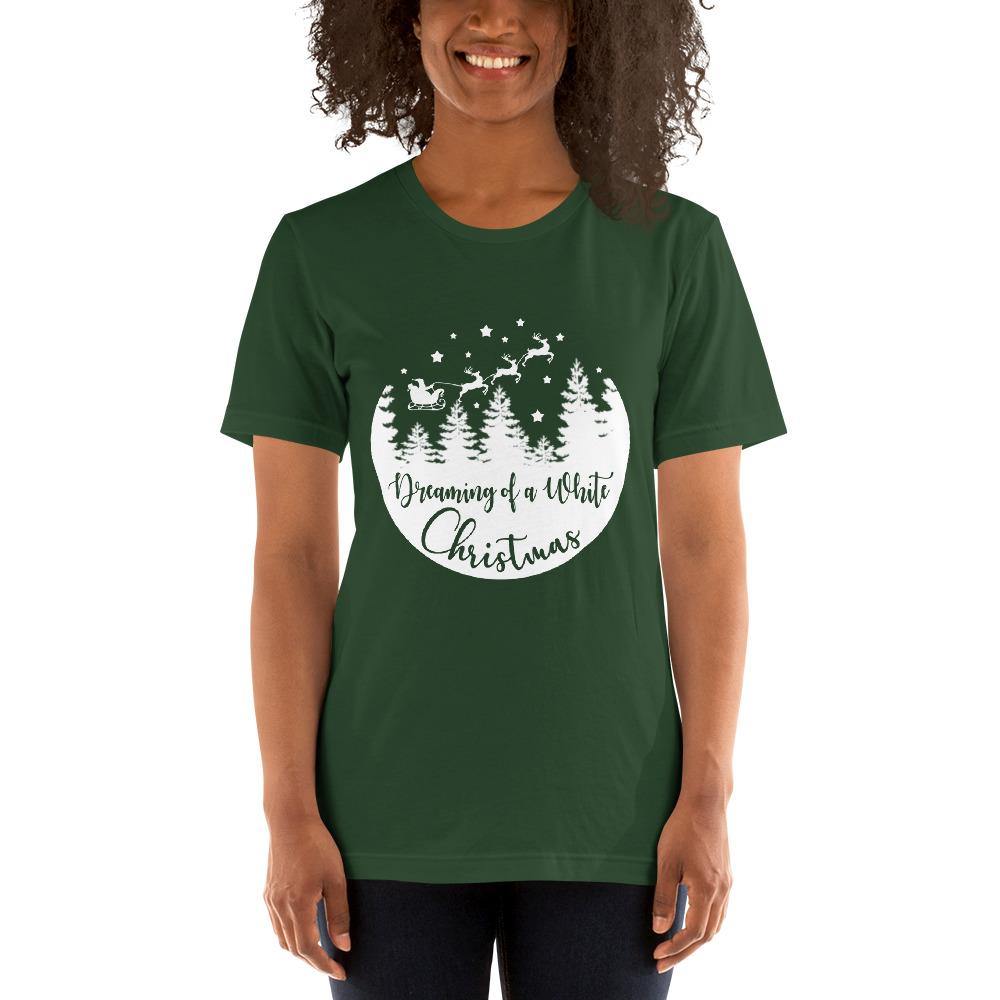 Dreaming of a White Christmas Bella Canvas Unisex Tee