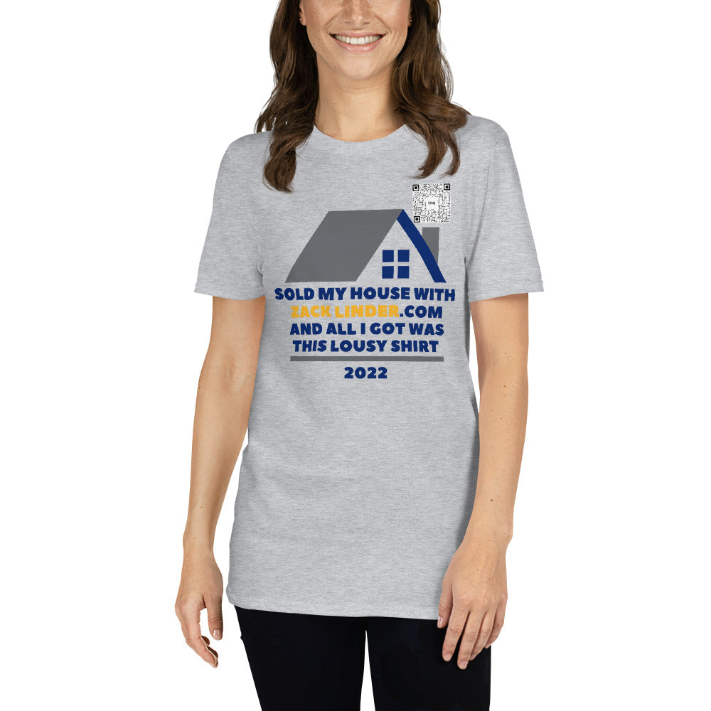 Sold My House with ZackLinder.com Gildan Unisex Tee