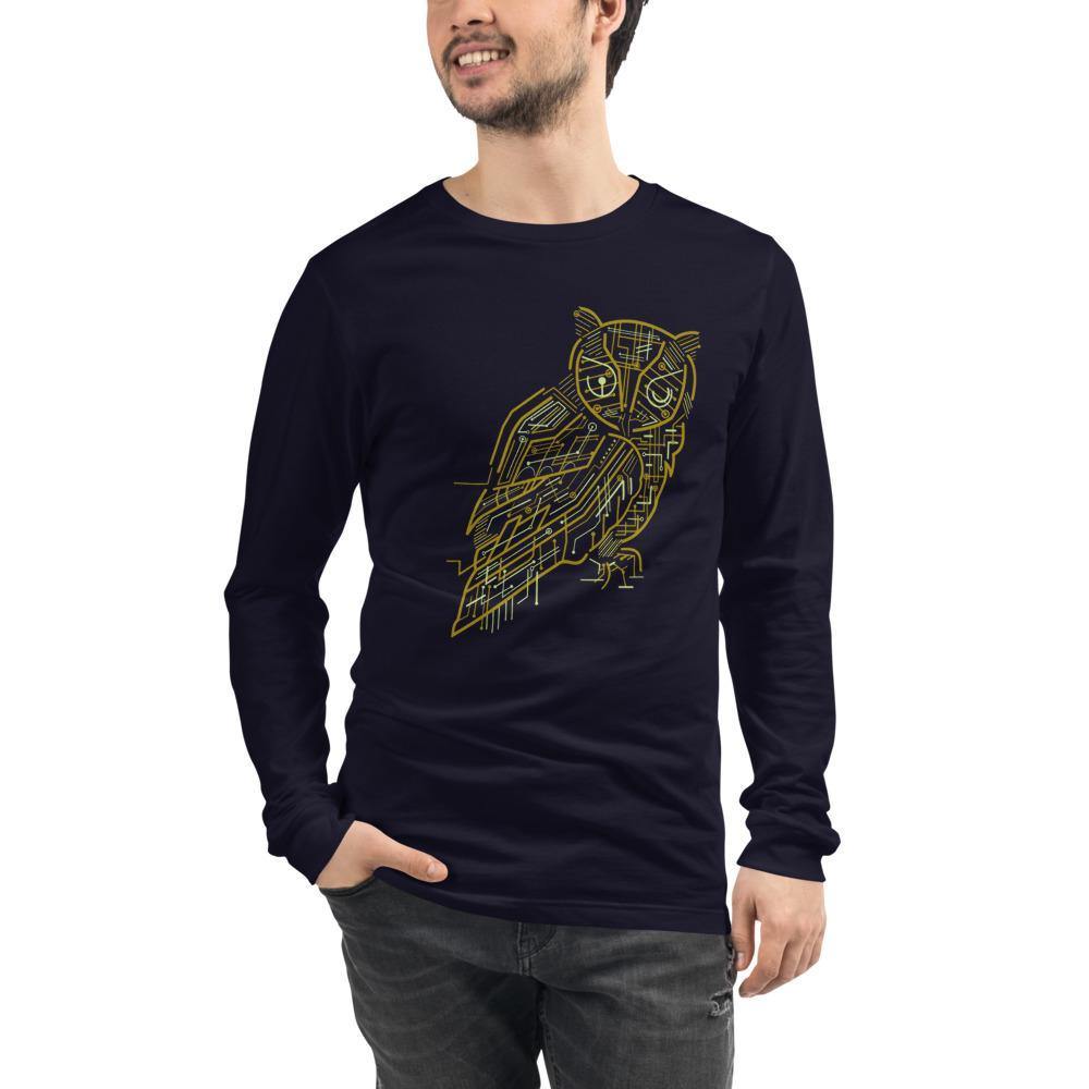 Archimedes Bella Canvas Unisex Long Sleeve Tee-Long Sleeve-Bandits Emporium-Navy-XS-Bandits Emporium