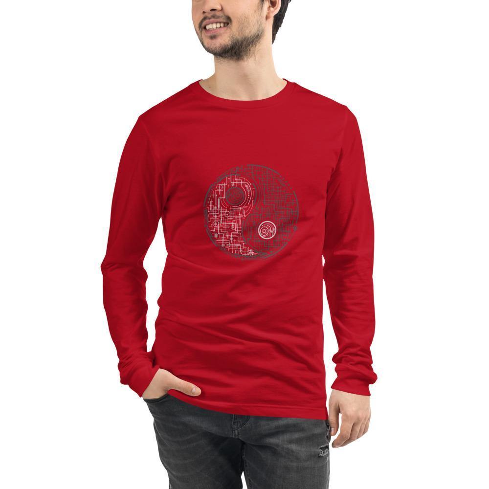 Balance Bella Canvas Unisex Long Sleeve Tee-Long Sleeve-Bandits Emporium-Red-XS-Bandits Emporium