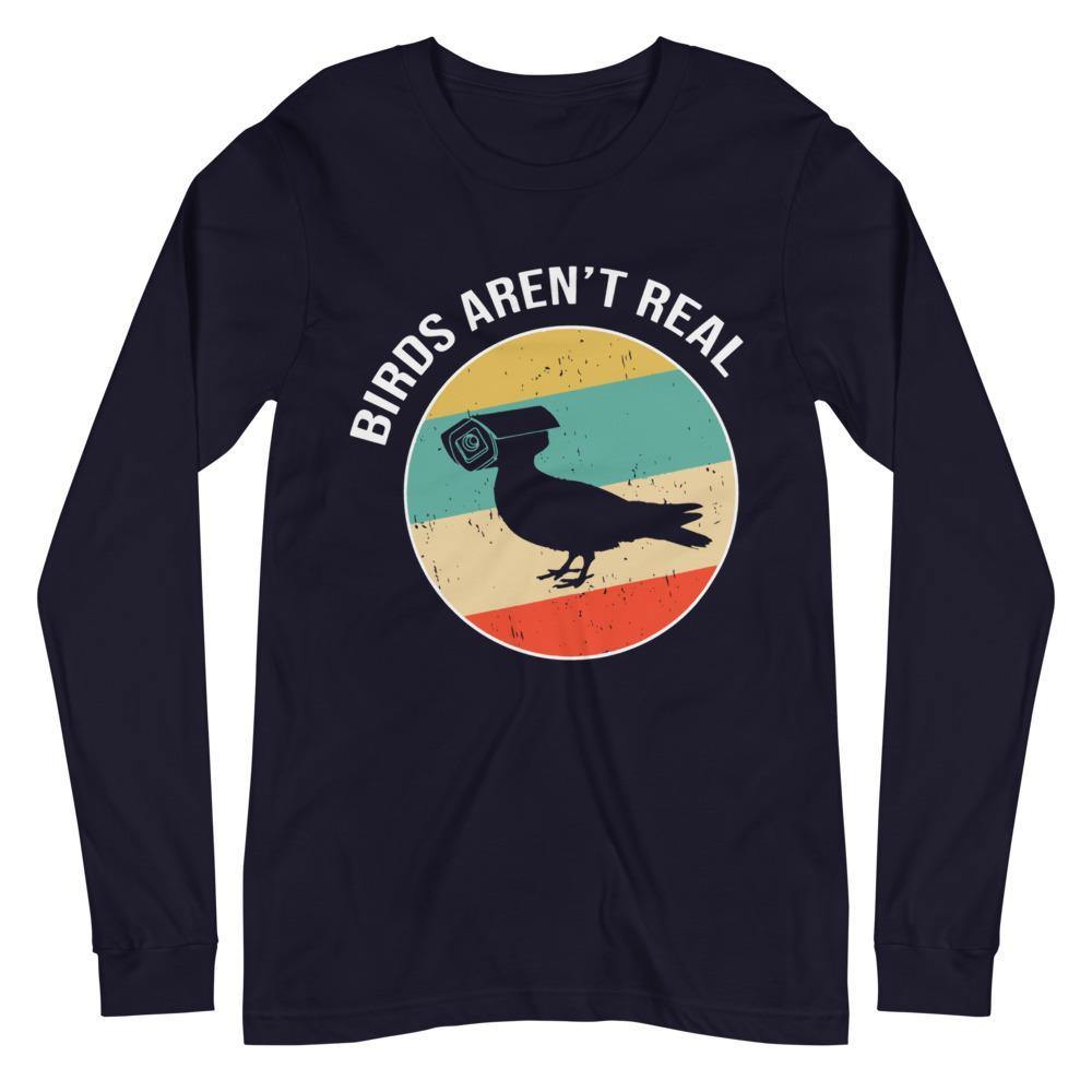 Birds Aren't Real Bella Canvas Unisex Long Sleeve Tee-Long Sleeve-Bandits Emporium-Bandits Emporium