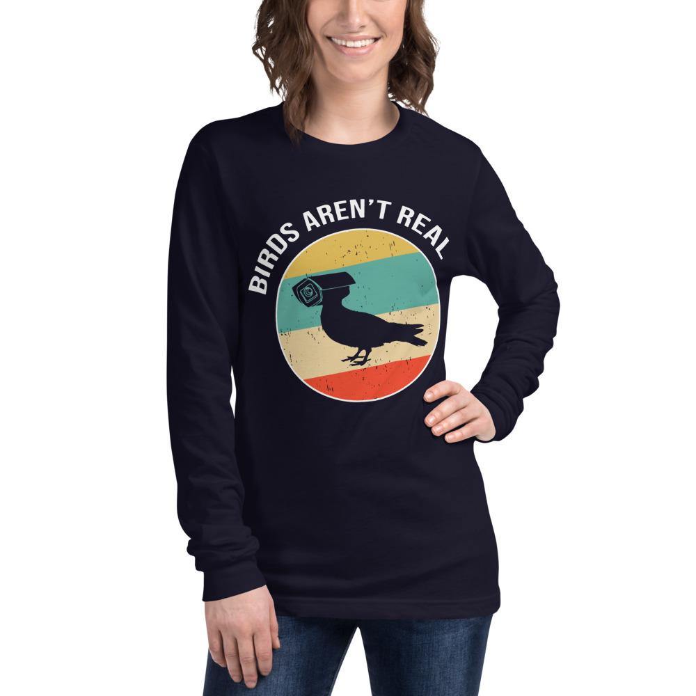 Birds Aren't Real Bella Canvas Unisex Long Sleeve Tee-Long Sleeve-Bandits Emporium-Bandits Emporium