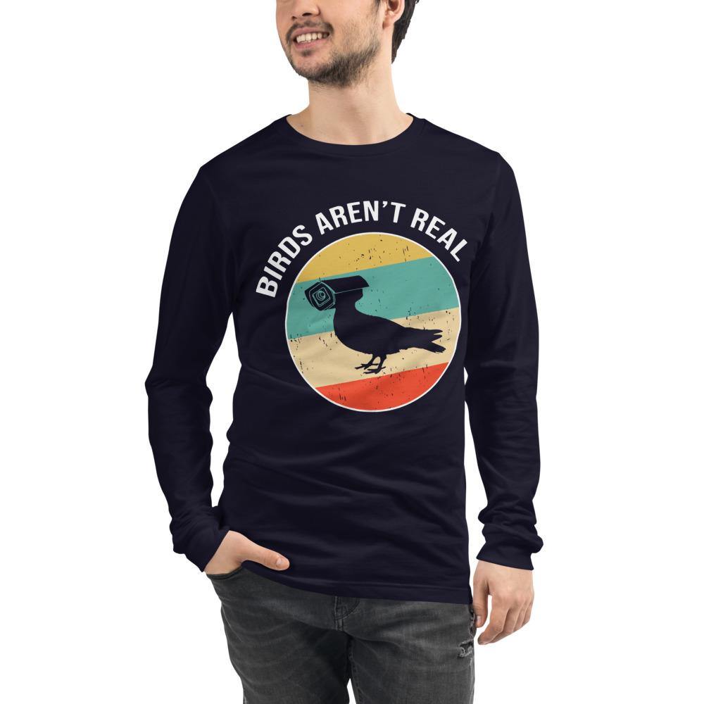 Birds Aren't Real Bella Canvas Unisex Long Sleeve Tee-Long Sleeve-Bandits Emporium-XS-Bandits Emporium