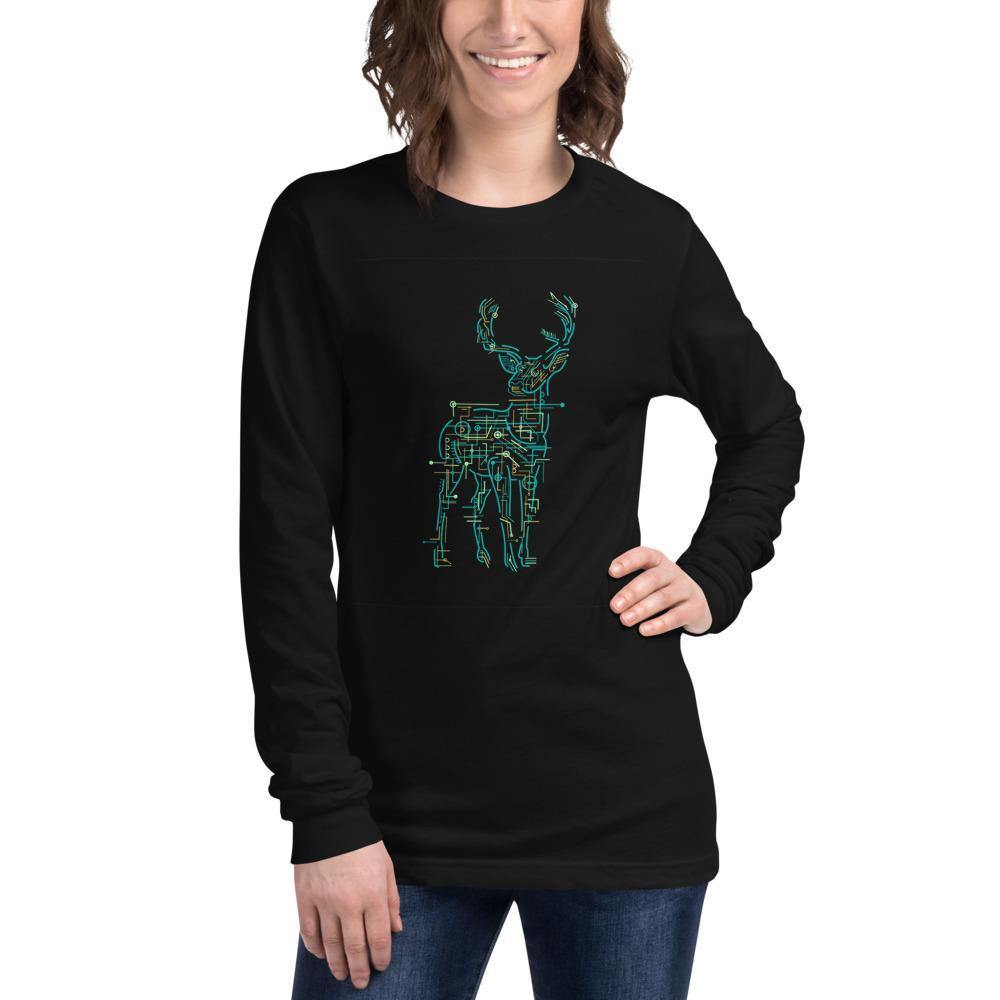 Forest Spirt Bella Canvas Unisex Long Sleeve Tee-Long Sleeve-Bandits Emporium-Black-XS-Bandits Emporium