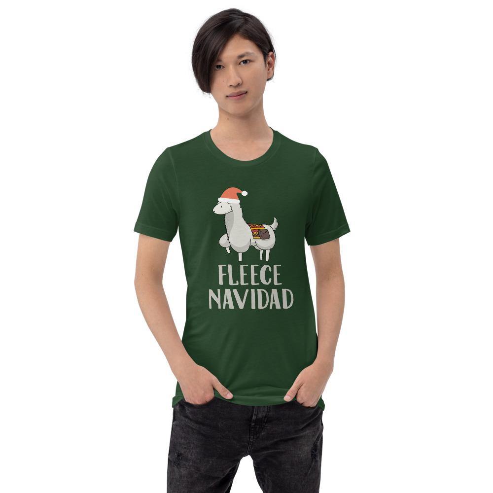 Fleece Navidad Bella Canvas Short-Sleeve Unisex Tee - Bandits Emporium