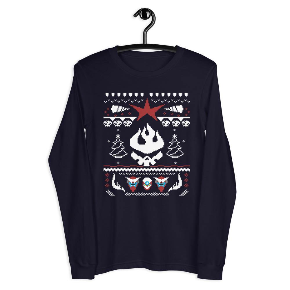 Bro's Christmas Sweater Bella Canvas Unisex Long Sleeve Tee - Bandits Emporium