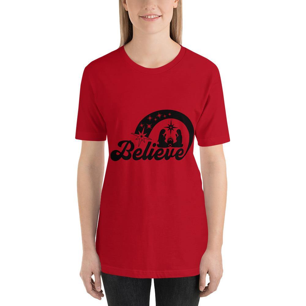 BElieve Bella Canvas Short-Sleeve Unisex Tee - Bandits Emporium