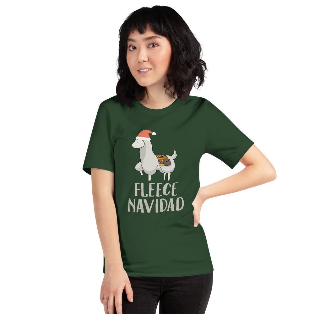 Fleece Navidad Bella Canvas Short-Sleeve Unisex Tee - Bandits Emporium