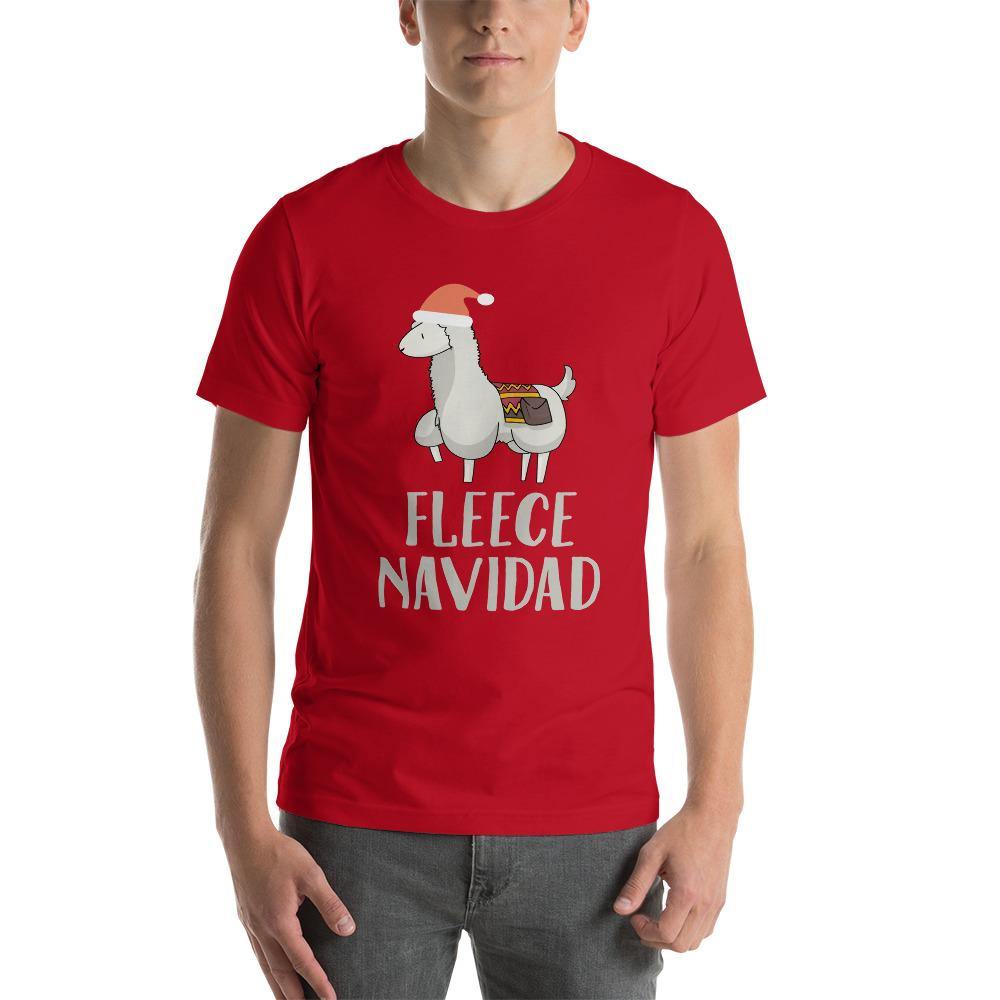 Fleece Navidad Bella Canvas Short-Sleeve Unisex Tee - Bandits Emporium