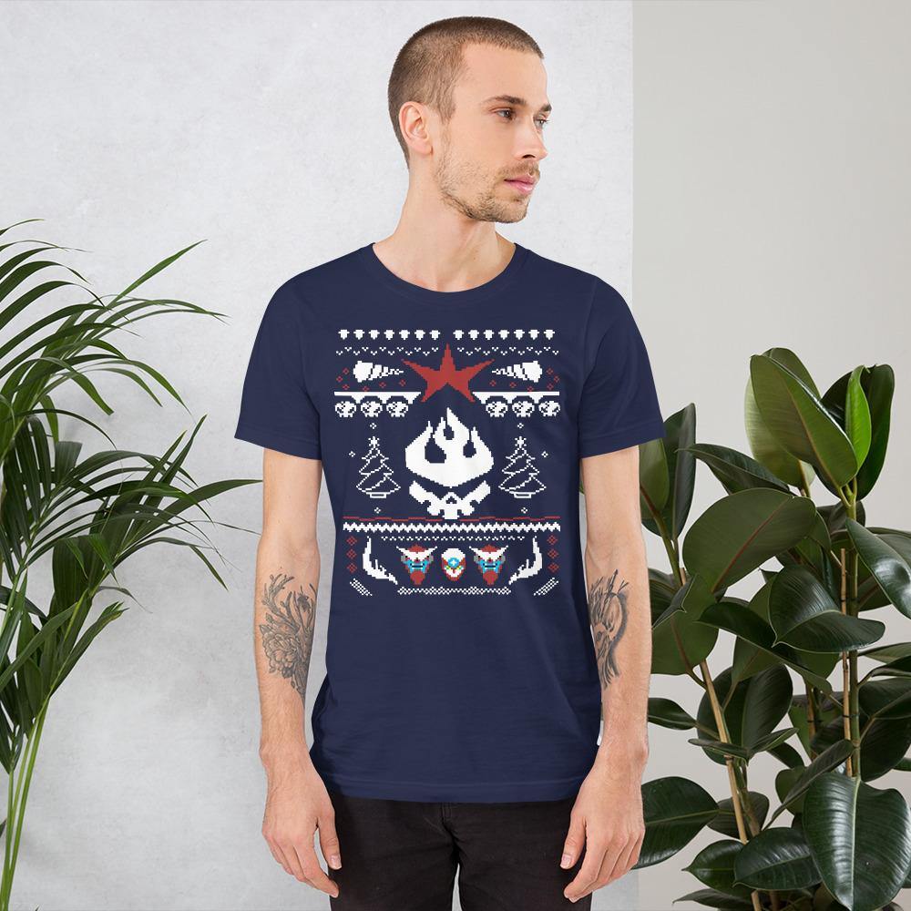 Bro's Christmas Sweater Bella Canvas Short-Sleeve Unisex Tee - Bandits Emporium
