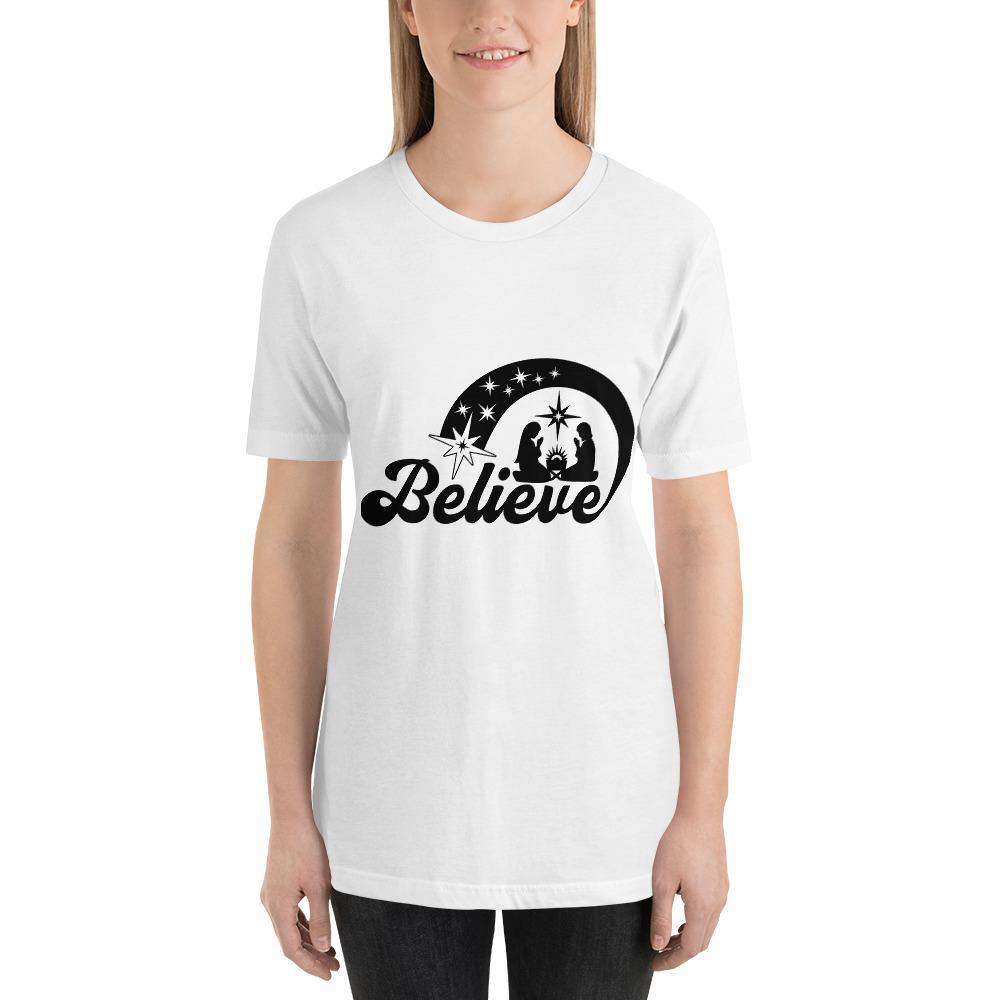 BElieve Bella Canvas Short-Sleeve Unisex Tee - Bandits Emporium