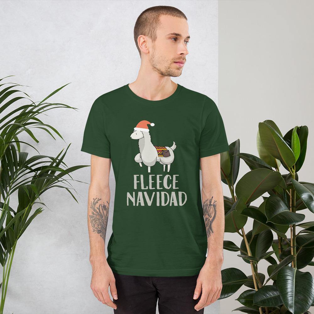 Fleece Navidad Bella Canvas Short-Sleeve Unisex Tee - Bandits Emporium
