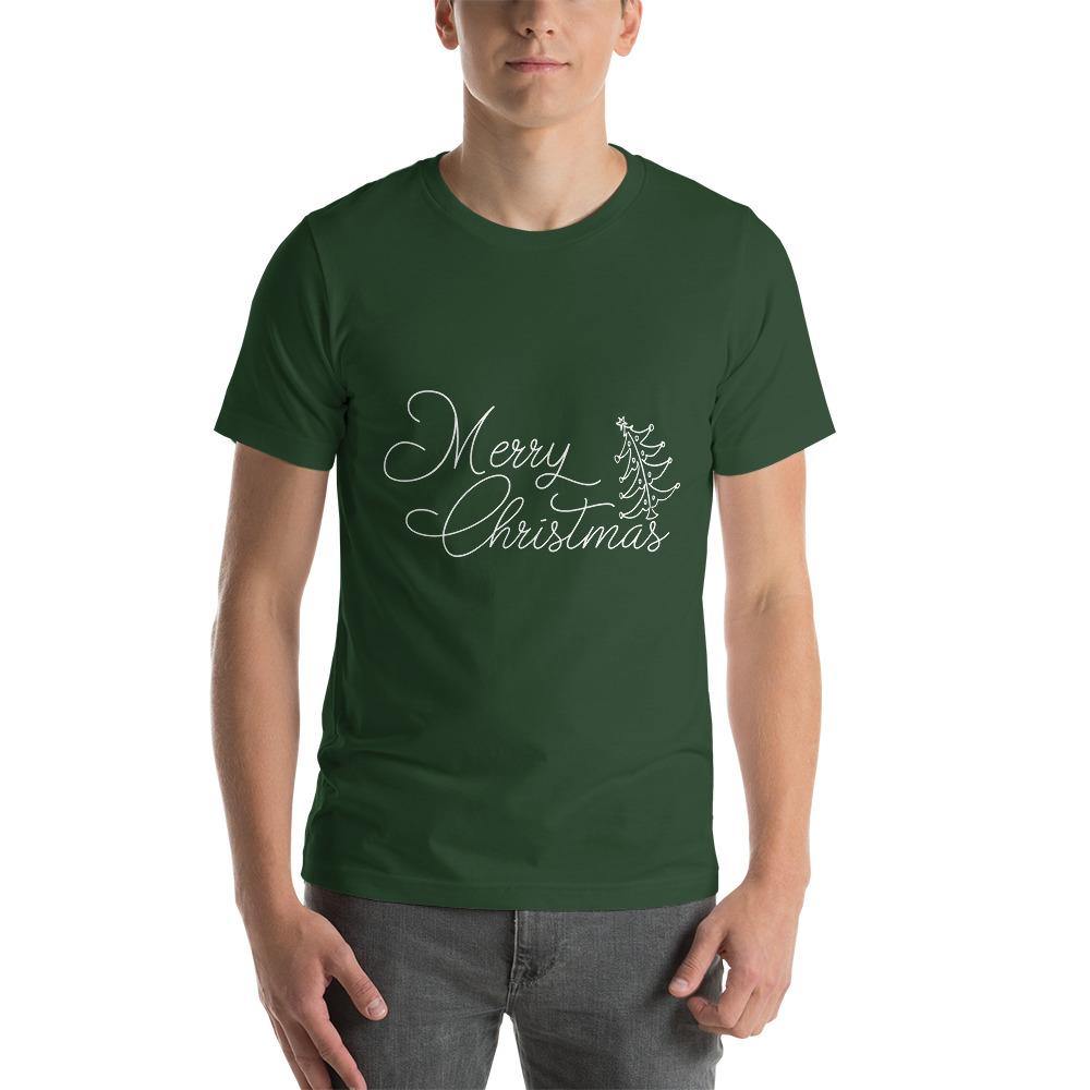 Merry Christmas Bella Canvas Short-Sleeve Unisex Tee - Bandits Emporium