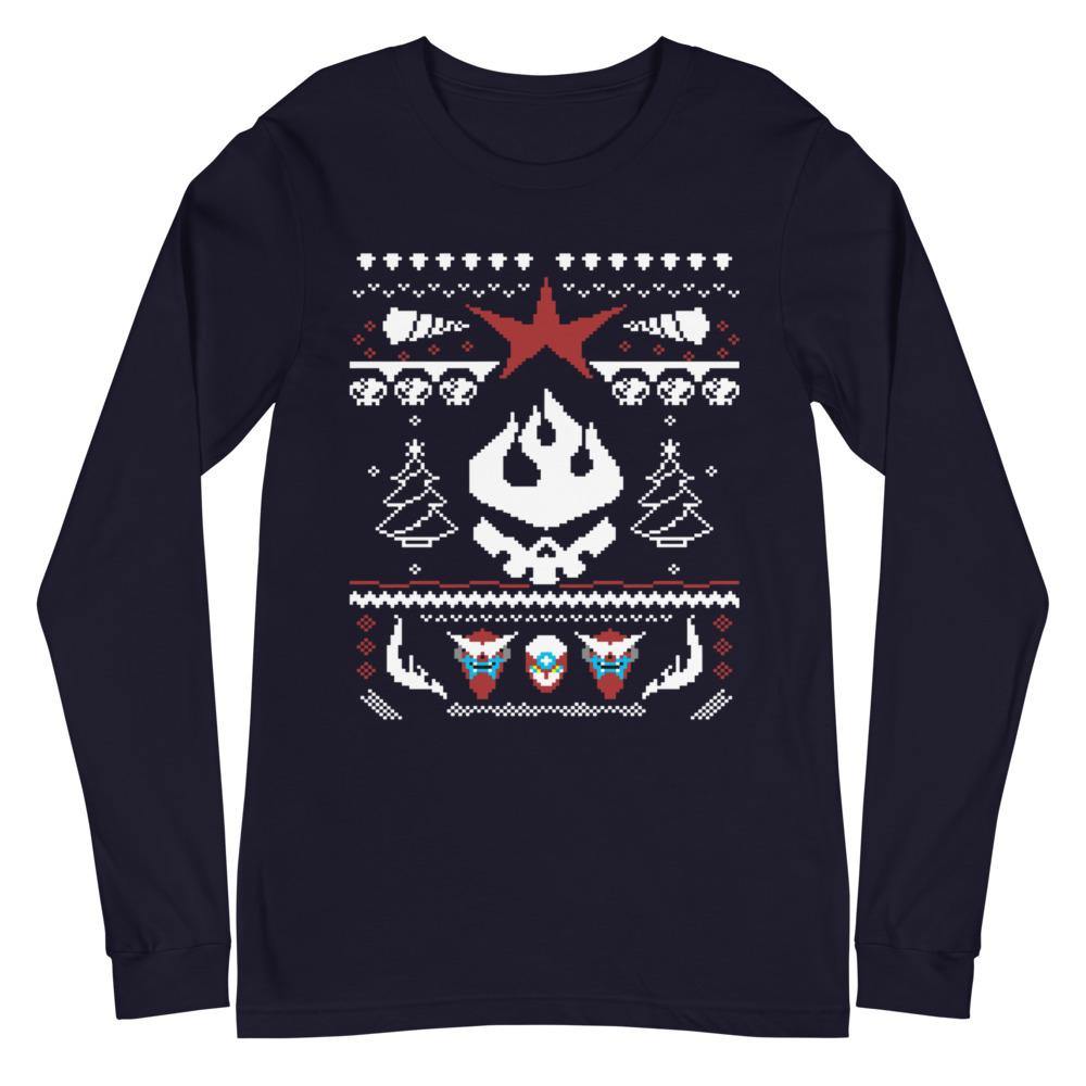 Bro's Christmas Sweater Bella Canvas Unisex Long Sleeve Tee - Bandits Emporium