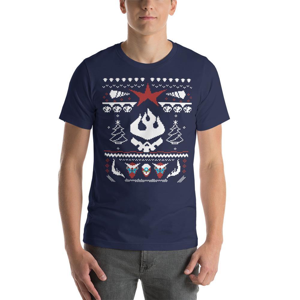 Bro's Christmas Sweater Bella Canvas Short-Sleeve Unisex Tee - Bandits Emporium