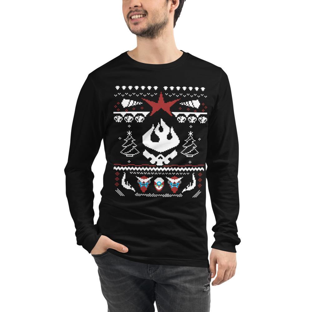 Bro's Christmas Sweater Bella Canvas Unisex Long Sleeve Tee - Bandits Emporium