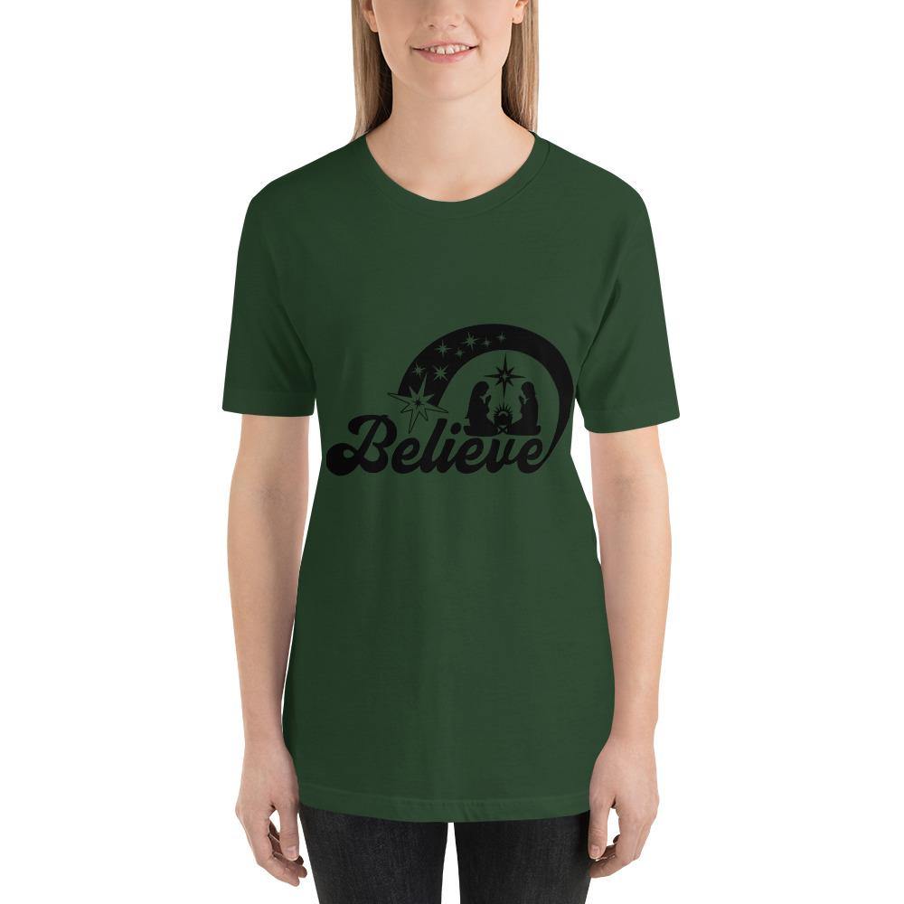 BElieve Bella Canvas Short-Sleeve Unisex Tee - Bandits Emporium