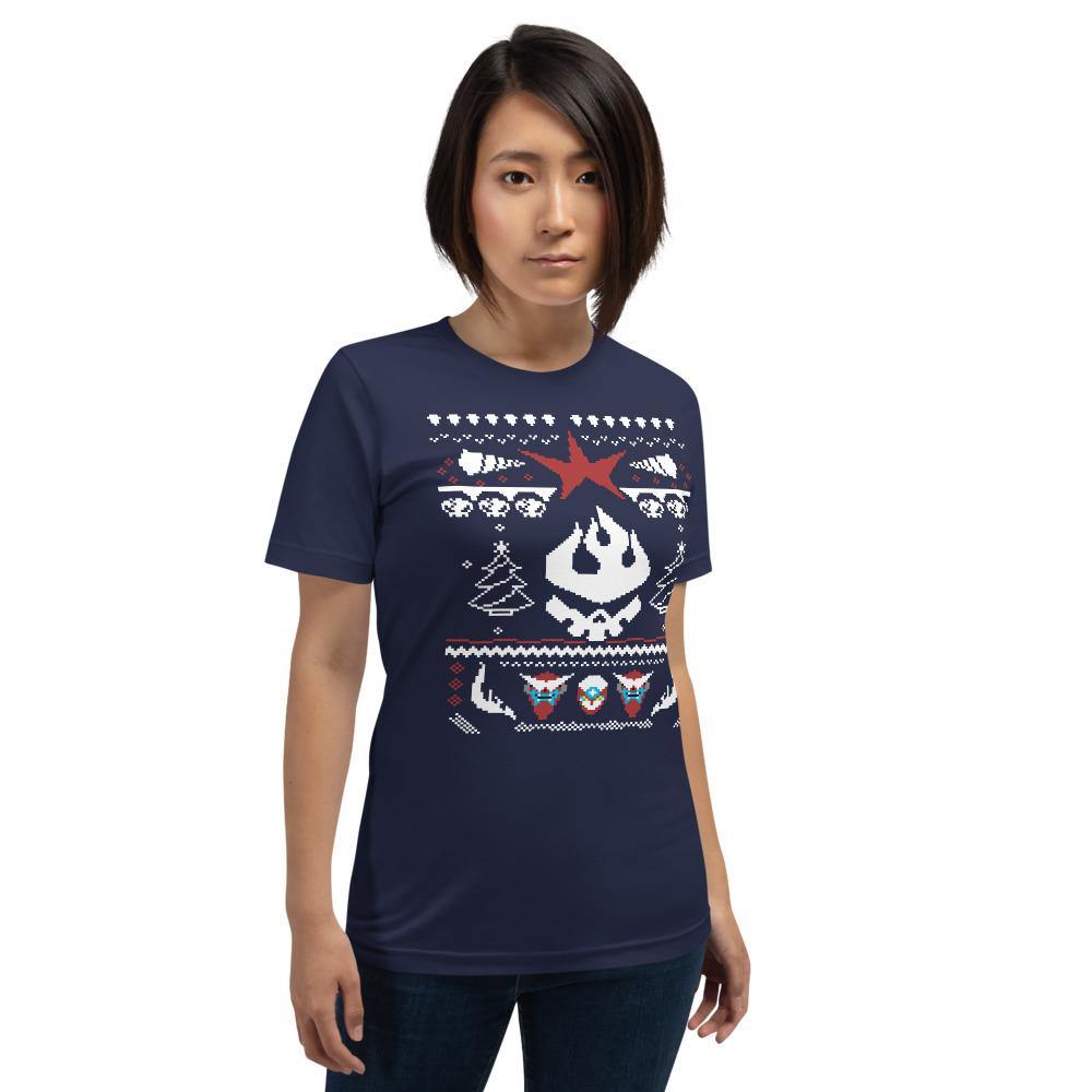 Bro's Christmas Sweater Bella Canvas Short-Sleeve Unisex Tee - Bandits Emporium