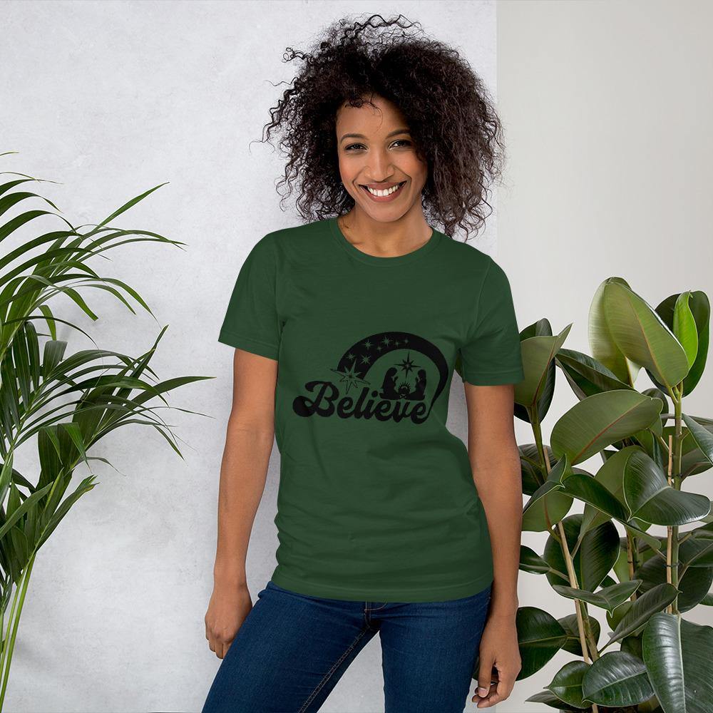 BElieve Bella Canvas Short-Sleeve Unisex Tee - Bandits Emporium