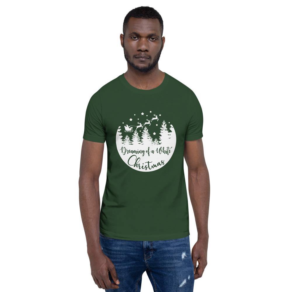 Dreaming of a White Christmas Bella Canvas Short-Sleeve Unisex Tee - Bandits Emporium