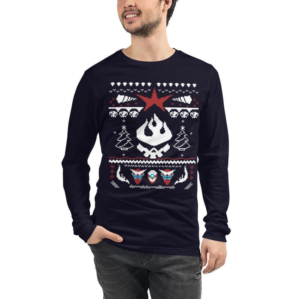 Bro's Christmas Sweater Bella Canvas Unisex Long Sleeve Tee - Bandits Emporium
