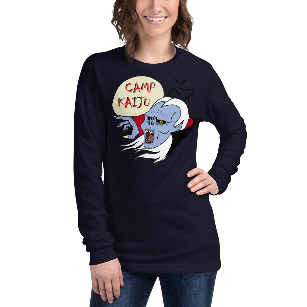 Dracula-Y Camp Kaiju Bella Canvas Long Sleeve Unisex Tee