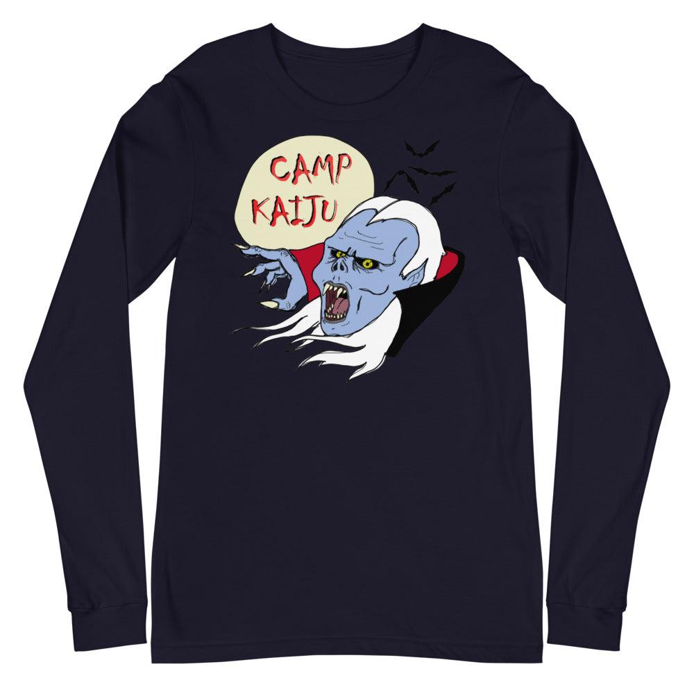 Dracula-Y Camp Kaiju Bella Canvas Long Sleeve Unisex Tee