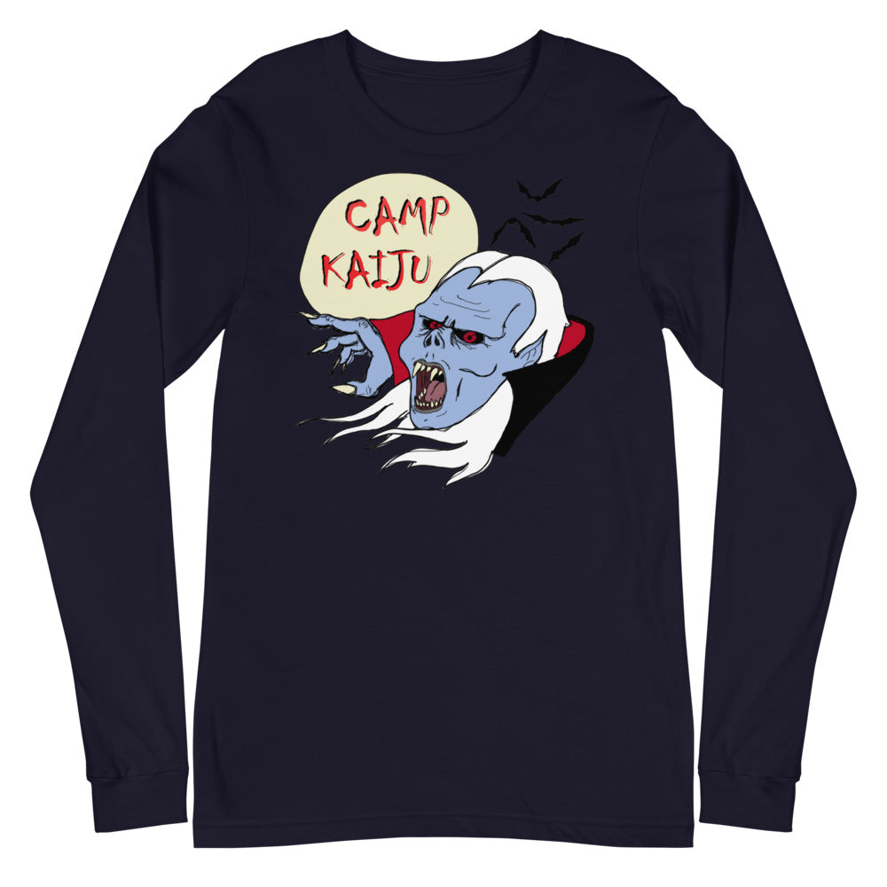 Dracula-R Camp Kaiju Bella Canvas Long Sleeve Unisex Tee