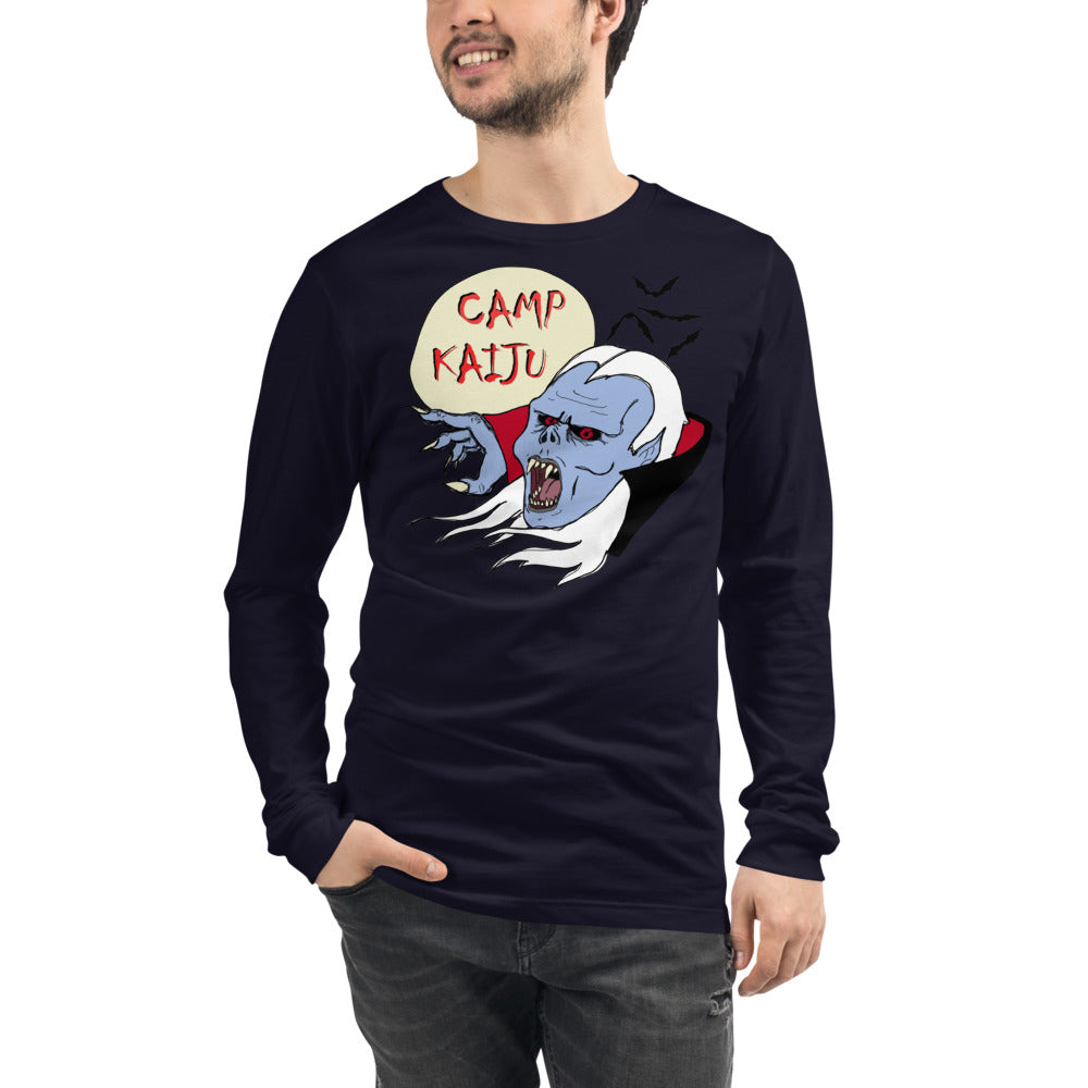Dracula-R Camp Kaiju Bella Canvas Long Sleeve Unisex Tee