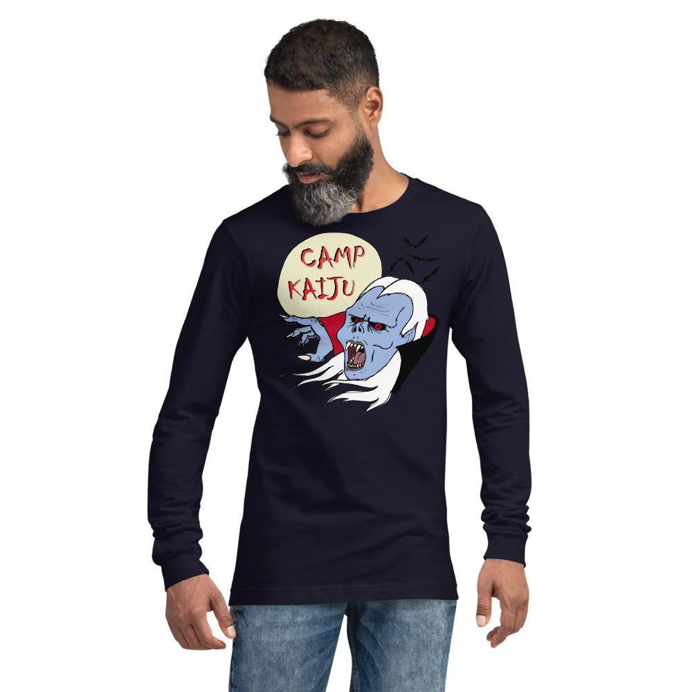 Dracula-R Camp Kaiju Bella Canvas Long Sleeve Unisex Tee