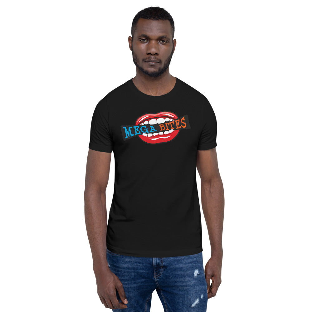 Mega Bites Bella Canvas Short-Sleeve Unisex Tee Black