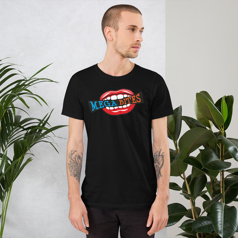 Mega Bites Bella Canvas Short-Sleeve Unisex Tee Black