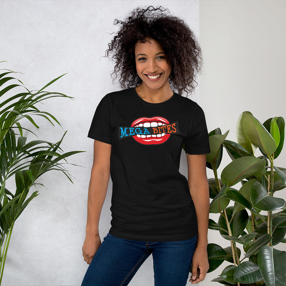 Mega Bites Bella Canvas Short-Sleeve Unisex Tee Black