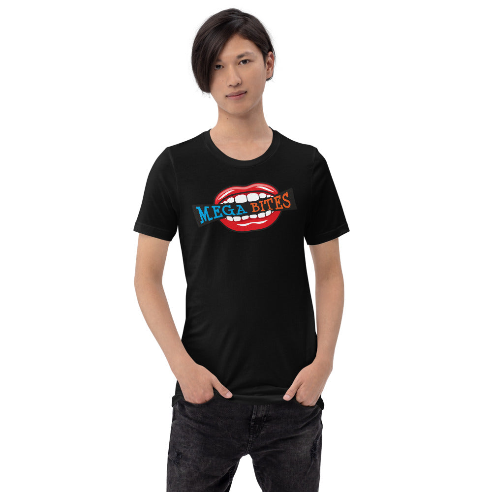 Mega Bites Bella Canvas Short-Sleeve Unisex Tee Black