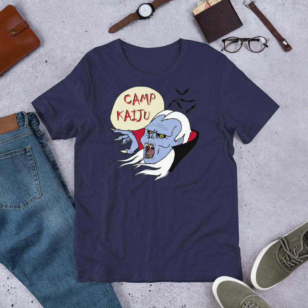 Dracula-Y Camp Kaiju Bella Canvas Short-Sleeve Unisex Tee