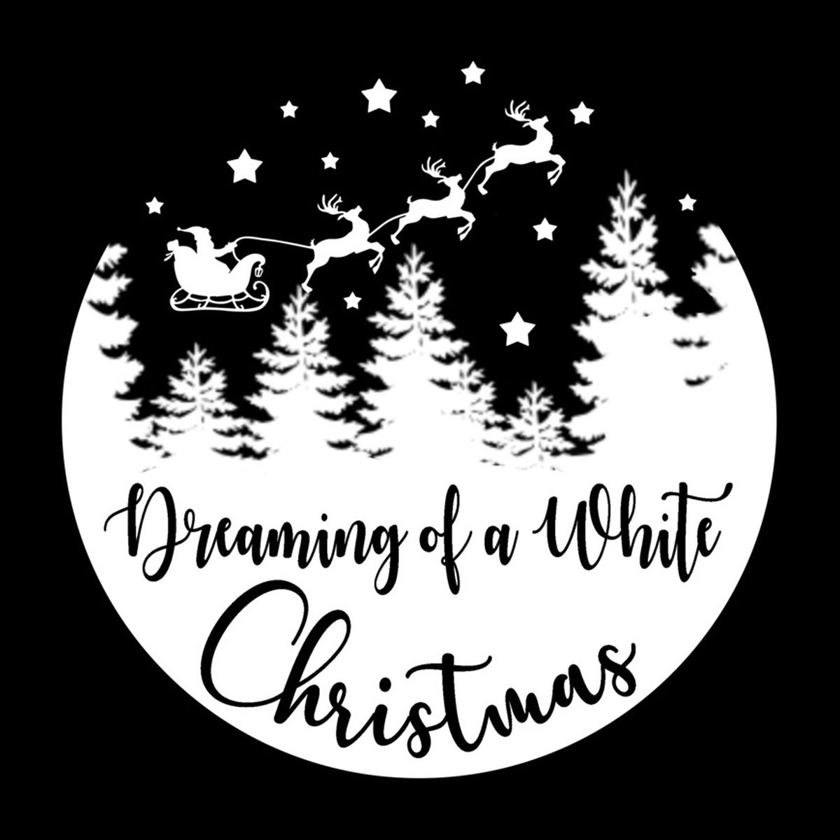 Dreaming of a White Christmas Bella Canvas Unisex Tee