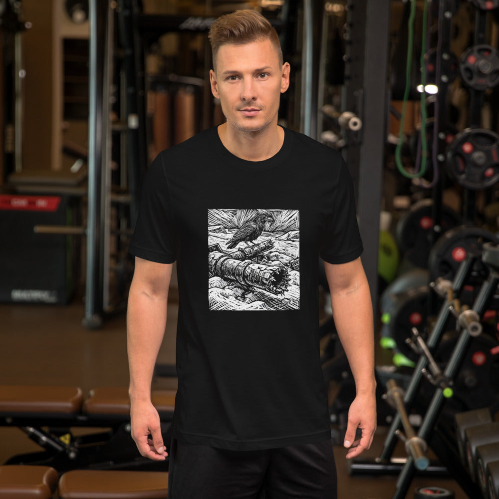 Crow on Tank Bella Canvas Unisex Tee