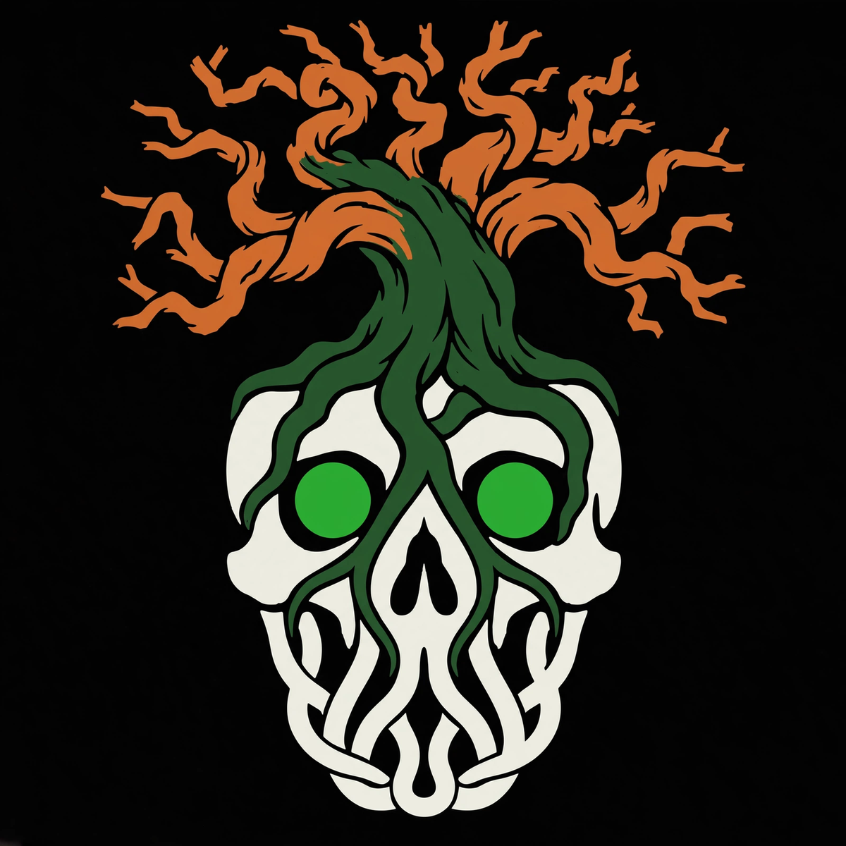 Root Skull Bella Canvas Unisex Tee
