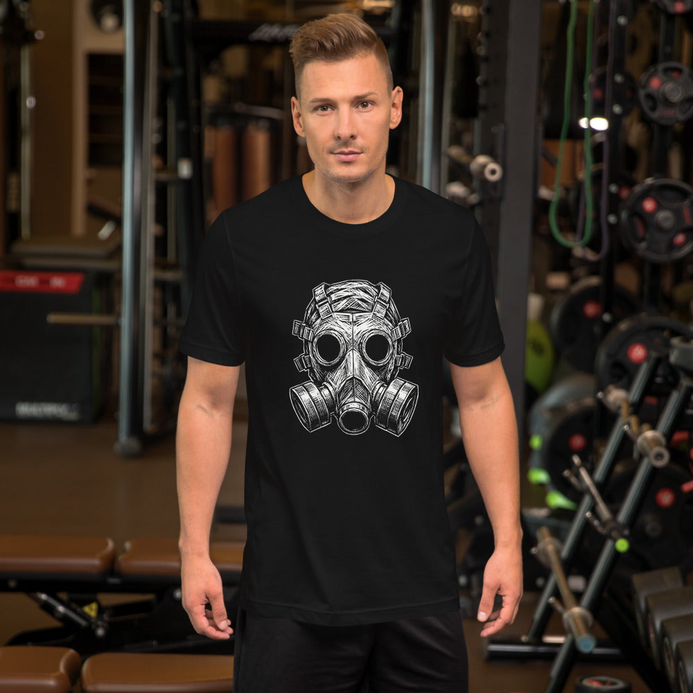 Gas Mask Bella Canvas Unisex Tee