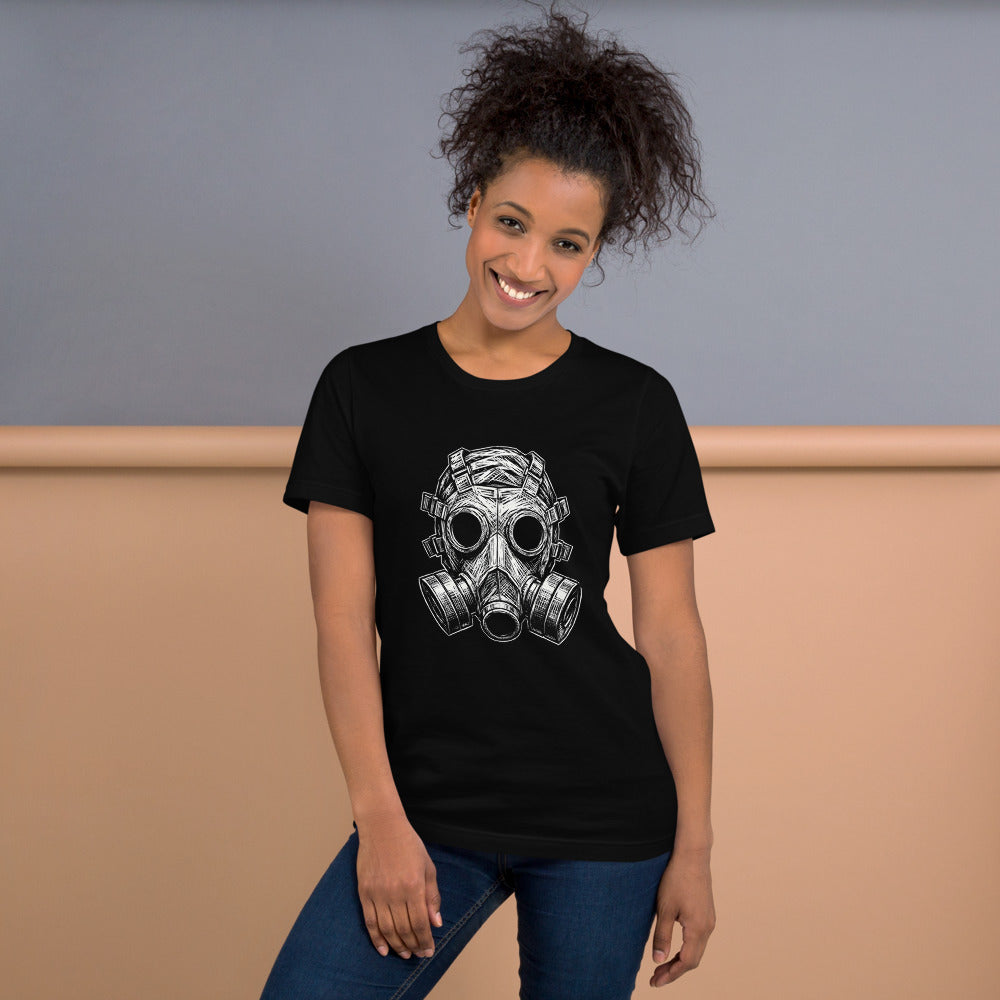 Gas Mask Bella Canvas Unisex Tee