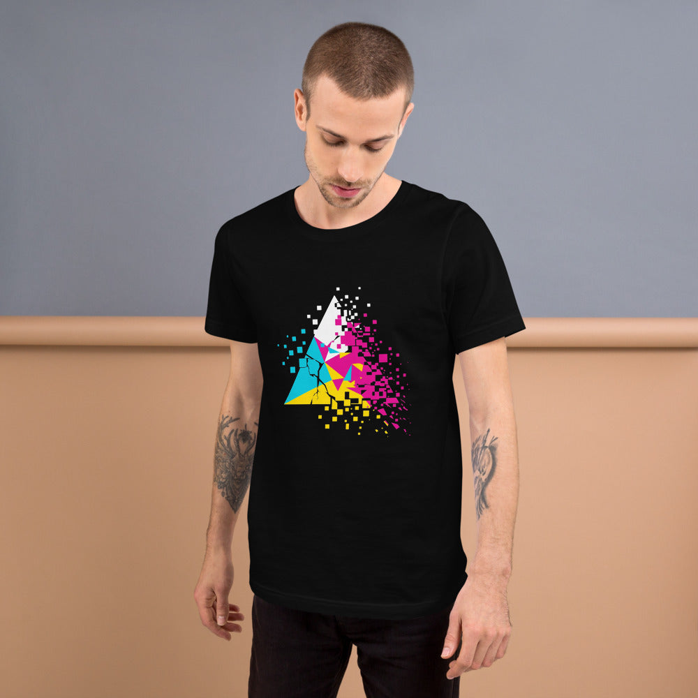 Glitch Pyramid Bella Canvas Unisex Tee