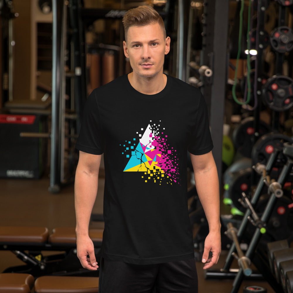 Glitch Pyramid Bella Canvas Unisex Tee