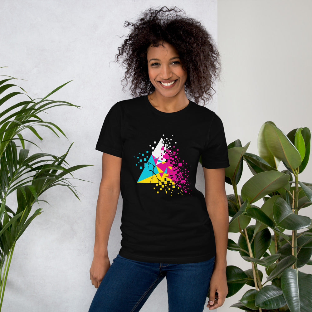 Glitch Pyramid Bella Canvas Unisex Tee