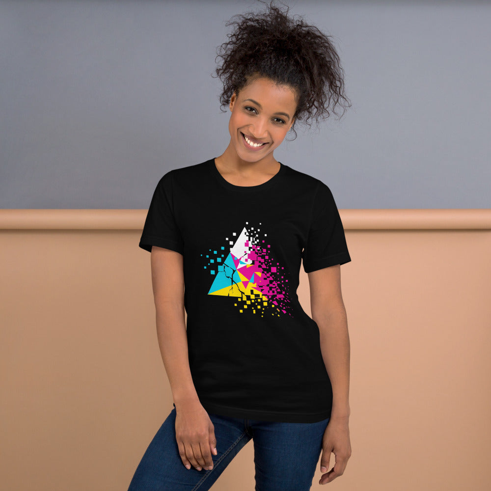 Glitch Pyramid Bella Canvas Unisex Tee