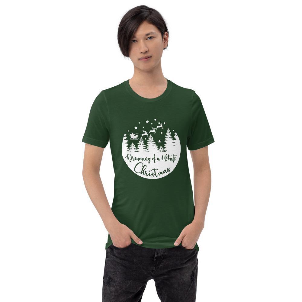 Dreaming of a White Christmas Bella Canvas Unisex Tee