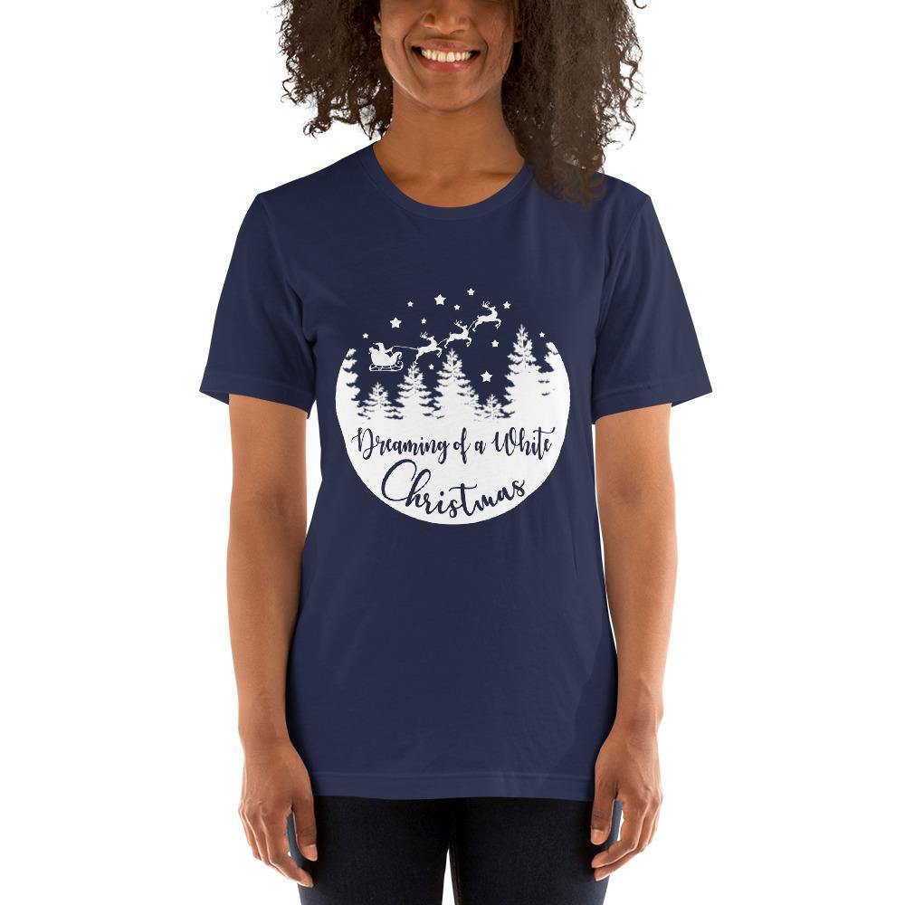 Dreaming of a White Christmas Bella Canvas Unisex Tee