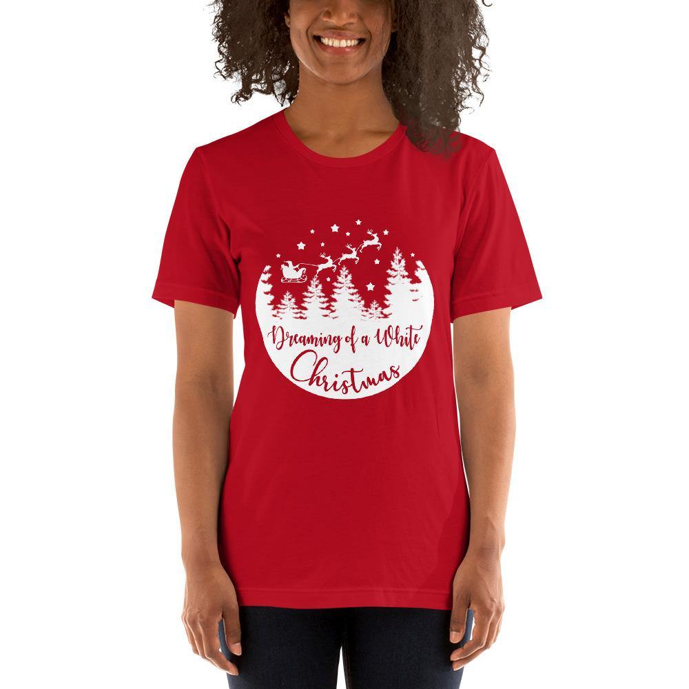 Dreaming of a White Christmas Bella Canvas Unisex Tee