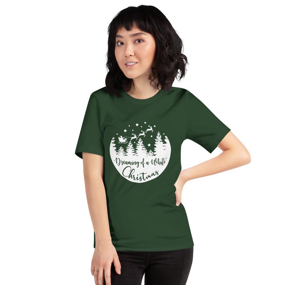 Dreaming of a White Christmas Bella Canvas Unisex Tee