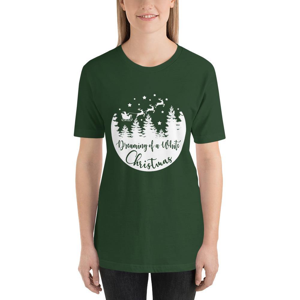 Dreaming of a White Christmas Bella Canvas Unisex Tee